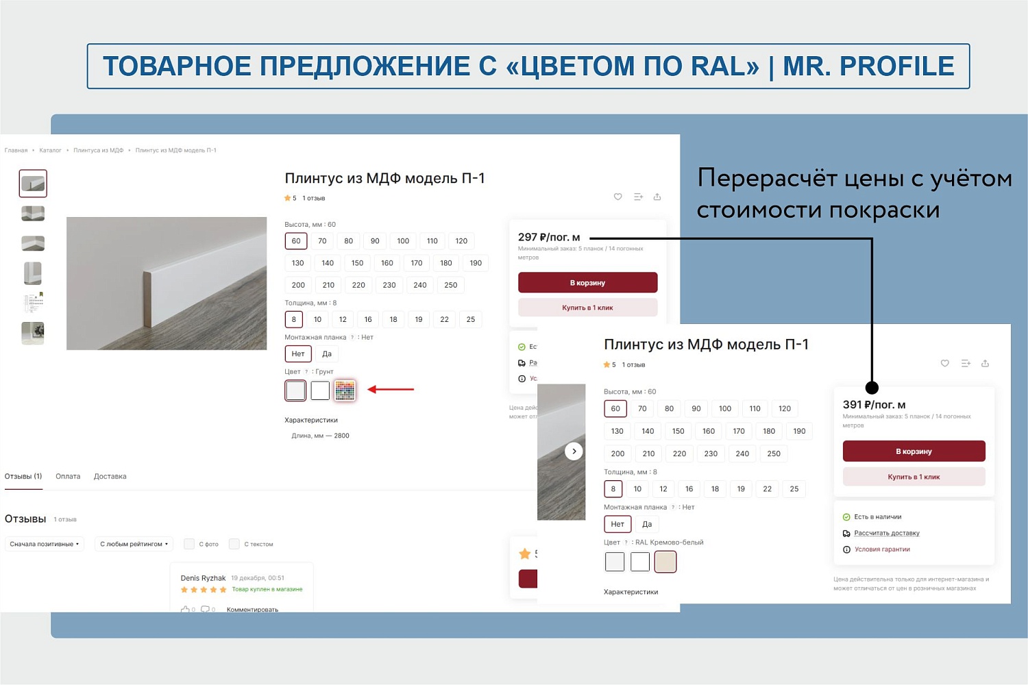 Интернет-магазин декора для интерьера "Mr.Profile"